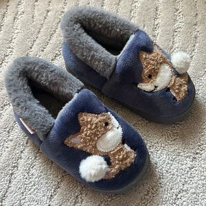 Mario Fox Plush Baby Toddler Slippers size 16 - 17